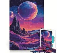 Space SciFi Landscape Teenagers 1000 Piece Jigsaw Puzzle Brain Challenge Toy Shared Fun Clear Cut Warm Surprise 38x26cm