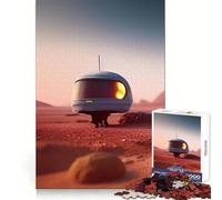 Space Ship Mars Adult Jigsaw Puzzles1000 Pieces Smart Exercise Peaceful Recreation Accurate Edges Chic Xmas Gift (50x75cm)