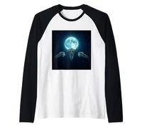 Space Ships Under The Terrestrial Moon Funny Meme Raglan Baseball Tee