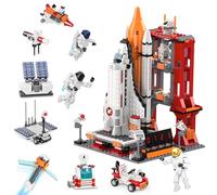 Space Shuttle Building Toys for Kids, 855 PCS City Space Station Mars Exploration, Gift for Boys Girls 6 7 8 9 10 11 12+