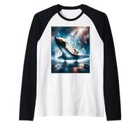 Space Shuttle Challenger Tribute Raglan Baseball Tee