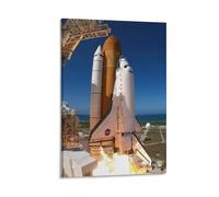 Space Shuttle Discovery Reusable Spacecraft Rocket Ship Space Plane (22) Painting On Canvas Wall Art Poster Scroll Picture Print Walls Decor Home Post