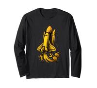 Space Shuttle Graffiti Urban Design Long Sleeve T-Shirt