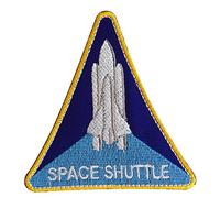 Space Shuttle Patch Iron On Patch Sew On Embroidery Badge Cartoon Patch