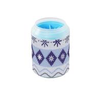 Space Sky Moon Portable Dog Cleaner Washer and Massager with Soft Massage Brush Feet Cleaning Kit for Small Medium Dogs & Cat Breeds limpiador de patas para perro