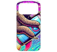 Space Sloth Floats on a Rocket Through a Star Galaxy Case for iPhone 17 Pro Max