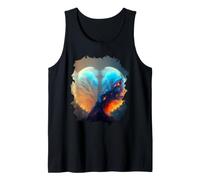 Space Snow Globe the Symbol of Infinity and Wonder Tank Top