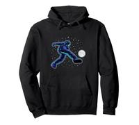 Space Soccer Astronaut playing Moon Football Sports Team Pullover Hoodie