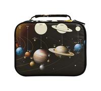 Space Solar System Colored Pencil Bag Large Capacity Pencil Case for Colouring Pencils Pen Bag Marker Organizer
