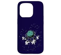Space Spaceman Planet Flying Carousel Outer Space Astronaut Case for iPhone 15 Pro