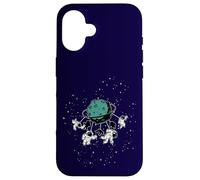 Space Spaceman Planet Flying Carousel Outer Space Astronaut Case for iPhone 16