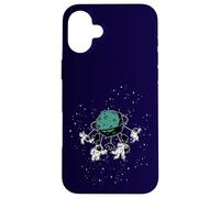 Space Spaceman Planet Flying Carousel Outer Space Astronaut Case for iPhone 16 Plus