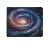 Space Spiral Cosmic Energy Mouse Pads Custom Design, Waterproof Gaming Mousepad Washable Computer Mousepads with Non-Slip Rubber Base Square Mouse Mat for Laptop Office Home 10 x 12 inch