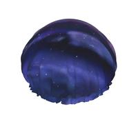 Space Spiral Cosmic Energy Multi-Scene And Multi-Purpose Shower Spa Double-Layer Waterproof Shower Cap And Cooking Cap, Suitable For Adults, Children And Men And Women.