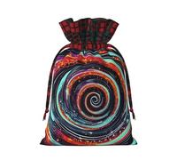 Space Spiral Cosmic Print Gift Reusable Bags Drawstring Celebrations Holiday Birthday Party Favors Pouches