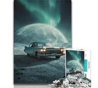 Space Sports Car 1000 Piece Jigsaw Puzzle for Adults Teens,Educational Games Home Decoration Deal As Gifts for The Whole Family 50x75cm
