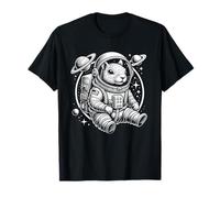 Space Squirrel Astronaut Graphic - Cute Squirrel in Space T-Shirt