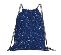 Space Star Galaxy Unisex Pe Bag Waterproof Gym Sack Large Drawstring Bag For Sports Gym Picnic