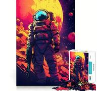 Space Star Warrior 1000 Piece Jigsaw Puzzle for Teenagers Brain Challenge Toy Relax Time Precise Cut Art Display 38x26cm