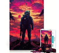 Space Star Warrior 1000 Pieces Jigsaw Puzzles for Adults Thought Toy Calming Play Precise Edge Heartfelt Gift 38x52cm