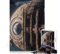 Space Station Orbiting Earth 1000 Pieces Jigsaw Puzzles for Teenagers Brain Skill Leisure Time Exact Edge Thoughtful Gift 38x26cm