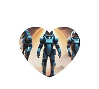 Space Suit And Boots Pattern Car Air Fresheners 6 Pcs Heart Shape Hanging Aromatherapy Tablets Scented Fresheners For Bedroom Bathroom