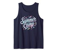 Space Summer Camp Math STEM Host Outdoor Staff Adventure Tank Top