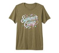 Space Summer Camp Team STEM Adventure Crew Kids Coding Tech Premium T-Shirt