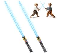 Space Sword Telescopic Lightsaber 7-Color LED Lights Realistic Sound Effects Mute Mode & 60-Inch Extendable Epic Role-Play Sword for Kids Ages 3+