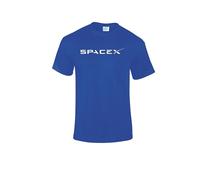 Space T-Shirt - Astronaut Graphic Tee - Unisex Sci-Fi Space Lover Shirt - Casual Cotton Short Sleeve NASA Fan Gift Inspired Space X t-Shirt Kid's Adult - Kids Unisex Printed T-Shirt Royal