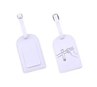 Space Theme Luggage Icons Tag Chopsticks Rocket Gift Scientist Engineer Purse Info Tag Space Career Gift for Aerospace Lover (SpaceXXTag-US)