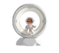 Space Theme Table Lamp | Broad Enhanced Desktop Children's Astronaut Space Theme Night Light | Astronaut Image Design Home Decoration for College Dorm, Kid's Room, Bedside, Living Room, Bedroom