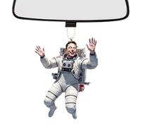 Space Themed Decor | Astronaut Wall Pendant | Realistic Ornament | Spaceship Acrylic Pendant | Space Window Ornament | Creative Flat Pendants Decoration for Wall Window