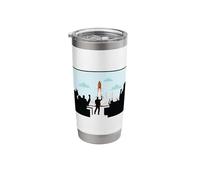 Space Tourism Rocket Voyage Stainless Steel Insulated Tumbler