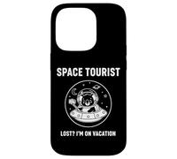 Space Tourist Lost? I’m On Vacation Cosmic Explorer Emblem Case for iPhone 14 Pro