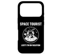 Space Tourist Lost? I’m On Vacation Cosmic Explorer Emblem Case for iPhone 17 Pro