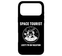 Space Tourist Lost? I’m On Vacation Cosmic Explorer Emblem Case for iPhone 17 Pro Max