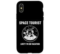 Space Tourist Lost? I’m On Vacation Cosmic Explorer Emblem Case for iPhone X/XS