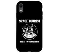 Space Tourist Lost? I’m On Vacation Cosmic Explorer Emblem Case for iPhone XR
