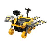 Space Toys Projects For Kids DIY Solar Power Car Science Experiment Robot Engineering Building Kits Educational Birthday (Yellow, One Size)