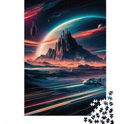 Space Traffic 1000-Piece Puzzle for Adults, 70x50cm/1000pcs; An Unhurried Indoor Weekend Activity; Low-dust Pieces for A Tidier Table