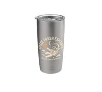 Space Trash Explorer Mission Snack Retrieval Raccoon Stainless Steel Insulated Tumbler