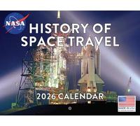Space Travel NASA Calendar 2026 Rocket Monthly Wall Calender 12 Month | American Made In The USA