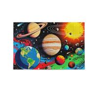 Space Traveler Solar System Piecing Puzzle Puzzles for Adults Brain Teasing Fun & Perfect Wall Art high Resolution Perfect for Game Nights Puzzles for Adults 500 Piecing