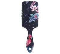 Space Tropical Chinese Style anti static brush for wet hair Designed head massager scalp for short hair with Ergonomic handle cepillo para pelo rizado