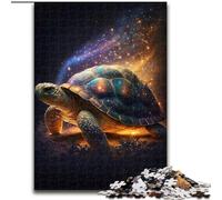 Space Turtle Jigsaw Puzzles for Teenagers 1000, Challenging Game Toys Every Piece Is Unique - Challenging Family Fun Game (26x38cm)