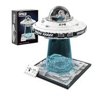 Space UFO Spacecraft Building Set for Adults, 700+ PCS Galaxy Interstellar Spaceship & Alien Playset, Collection Creative Spaceship Building Bricks for Sci-Fi Fans, Birthday