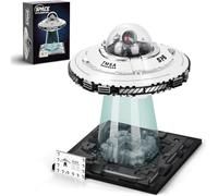 Space UFO Spaceship Building Blocks Set, UFO Spaceship Building Model, Creative Sci-Fi Space Ship Bricks Kit for Animation Fans, Decor Gift for Adults Teens Boys Girls