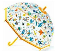 Space Umbrella, by DJECO yellow medium solid wth design