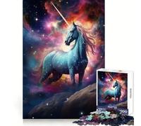 Space Unicorn 1000 Piece Jigsaw Puzzles for Teenagers Logic Ability Toy Calm Pastime Accurate Cut 50x75cm